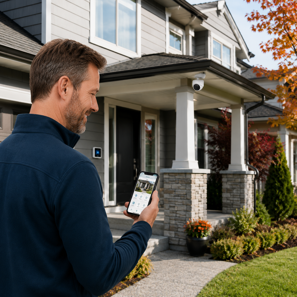 Temporary placeholder for the missing residential security image